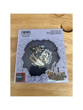 VAULTED LE 700 Piece NYCC EXC One Piece Gear5 Luffy 3" Loungefly Box Pin Anime